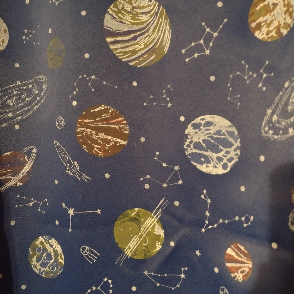 6 PANELS. Cutest outer space CURTAINS! 6 PANELS!!!
